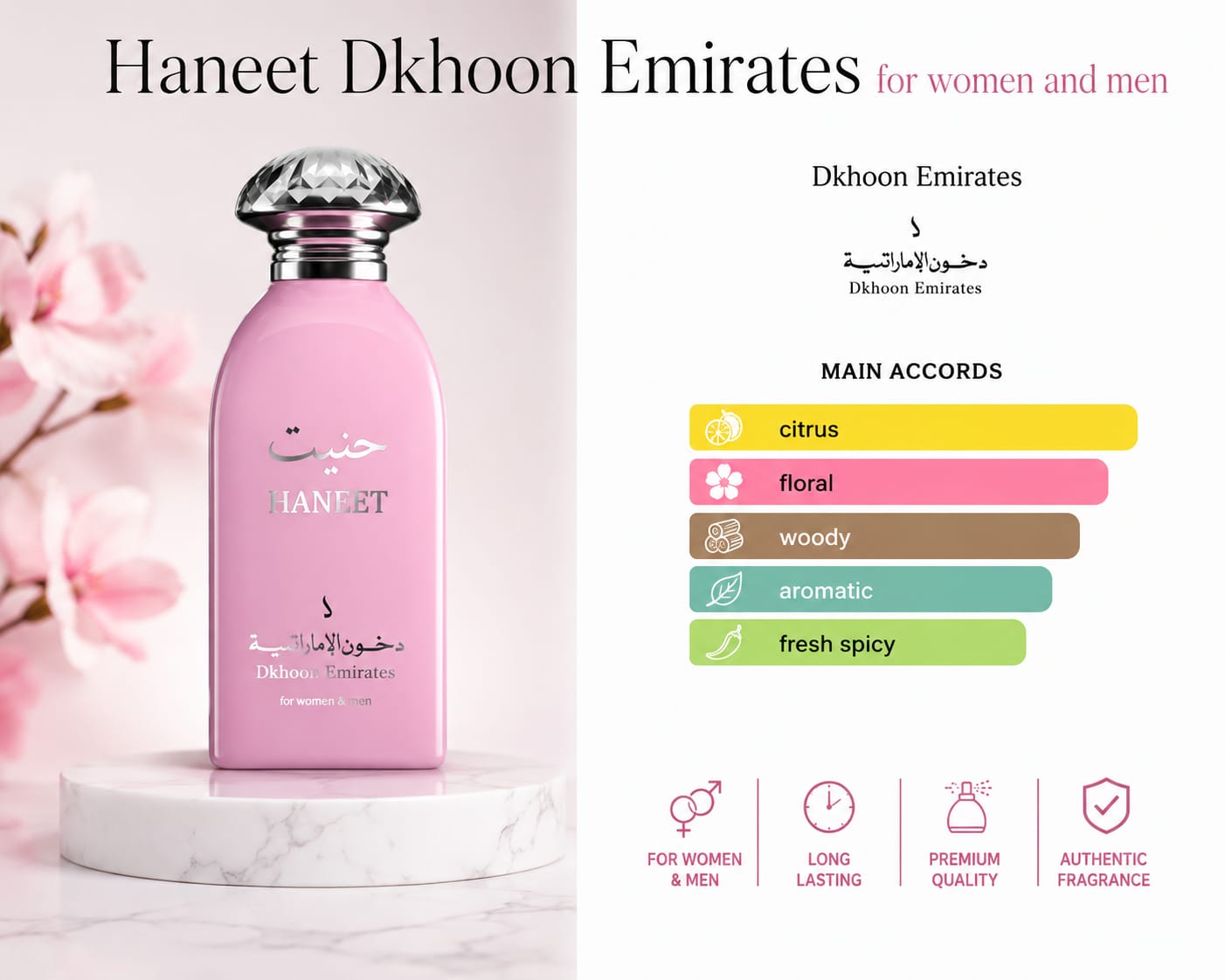 حنيت – عطر مستوحى من Carolina Herrera Blush